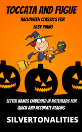 Toccata and Fugue Halloween Classics for Easy Piano piano sheet music cover